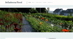 Desktop Screenshot of belladonnafloral.com